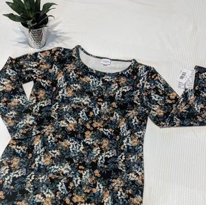 Floral LuLaRoe Debbie in Size Large NWT